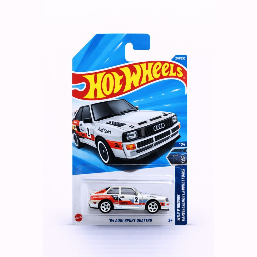 Hot Wheels ’84 Audi Sport Quattro | Wild Widebody | 1:64 Scale Diecast Car (246/250)