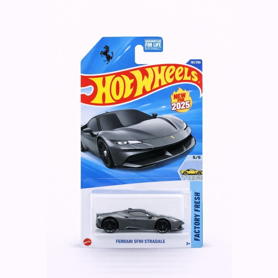 Hot Wheels Ferrari SF90 Stradale – Factory Fresh | 1:64 Scale Hypercar (Imported)