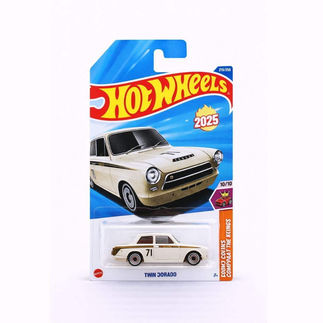 Hot Wheels Lotus Cortina – Compact Kings | 1:64 Scale Diecast Car (2025, Carded)