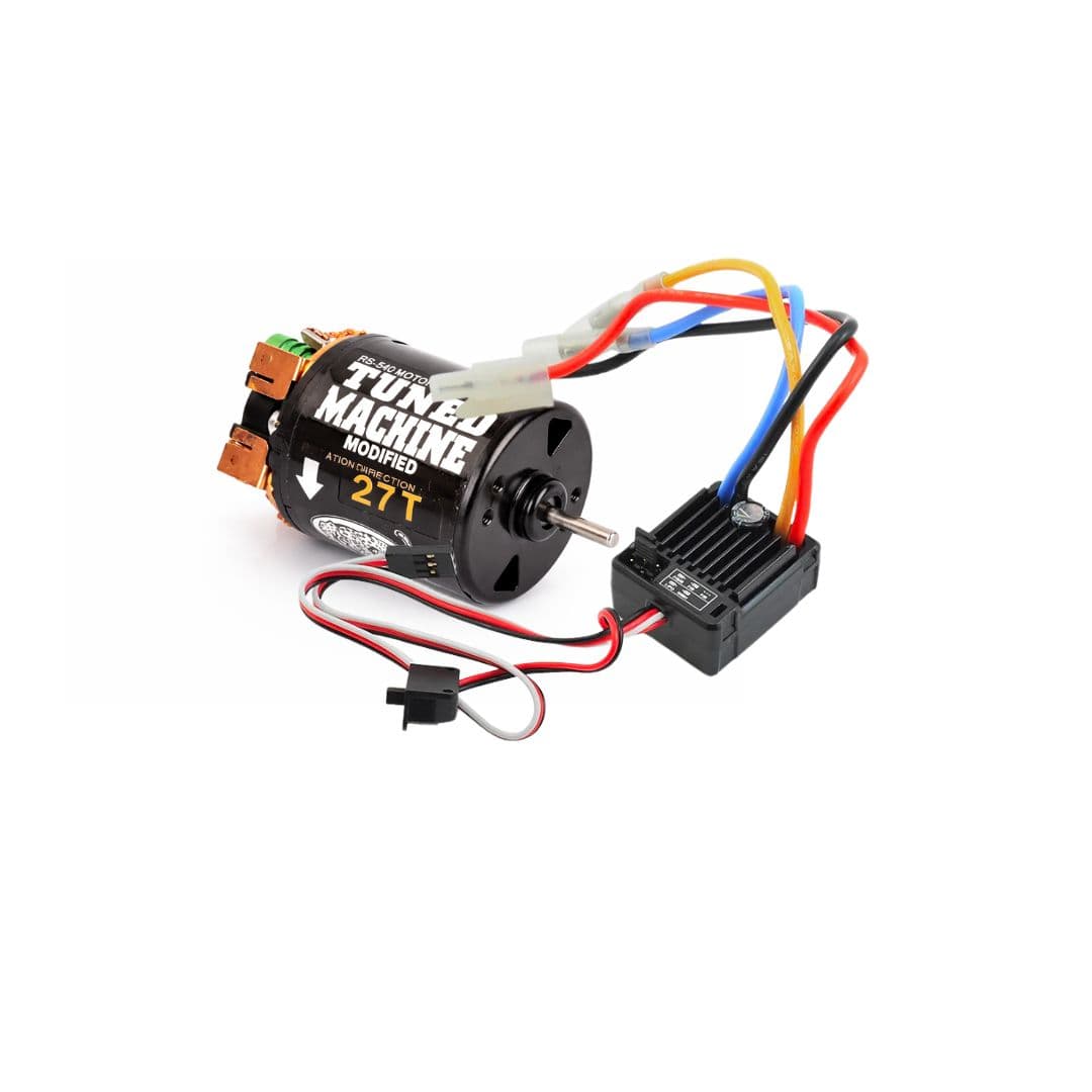27T 540 Brushed Motor with Hobbywing QuicRun 1060 ESC – High Torque RS-540 Combo for 1/10 RC Cars