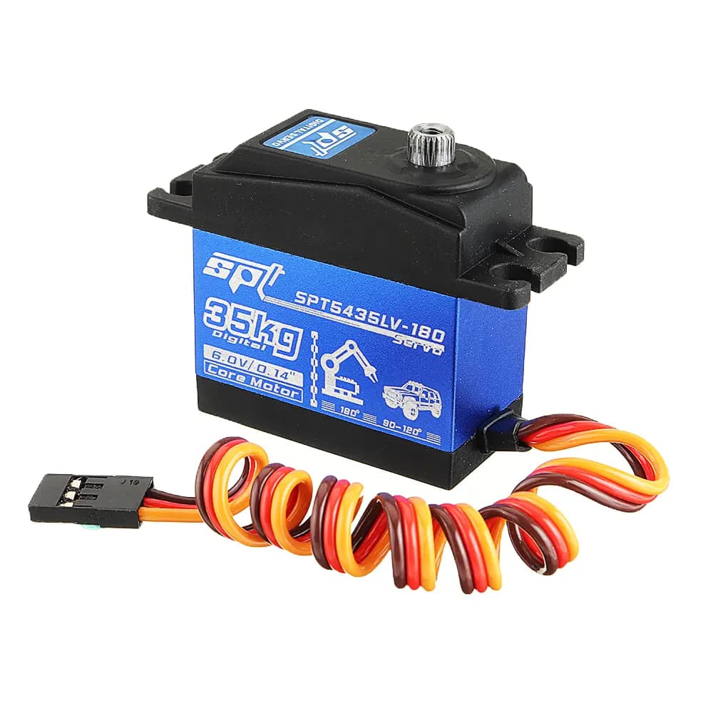 SPT Servo SPT5435LV-180W 35KG Waterproof Metal Gear Digital Servo (180°) for RC Cars