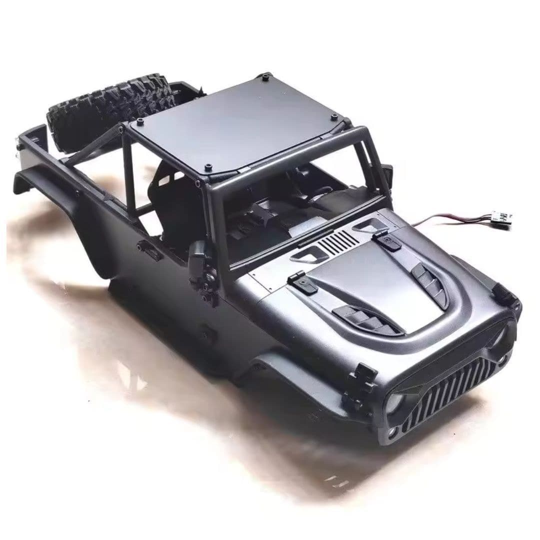 MJX Hyper Go P12Y01-B Black Body Shell – Original Replacement Car Shell for H12Y 1/12 RC Rock Crawler (India)