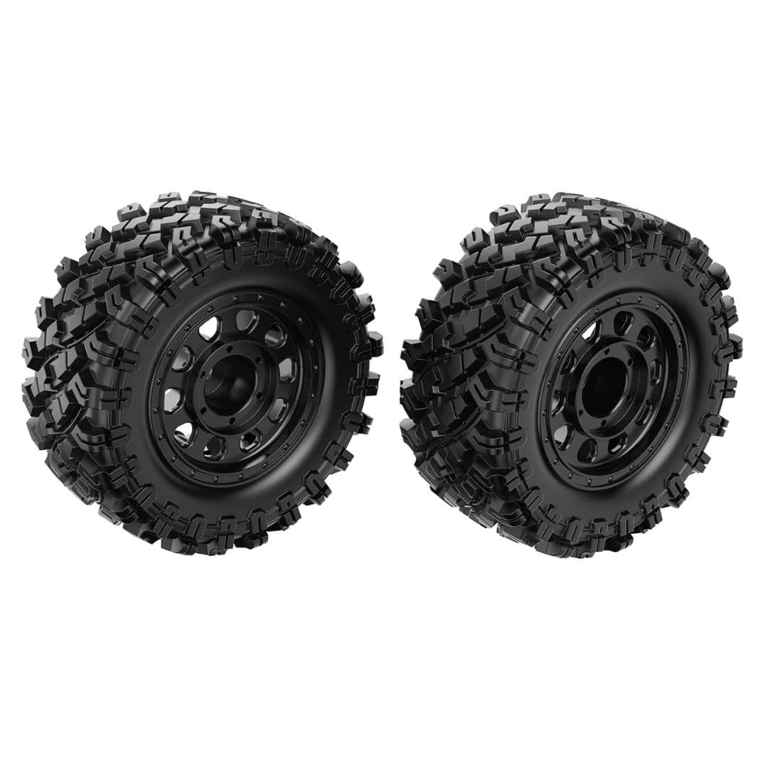 MJX Hyper Go P12Y10 Tires / Wheels Set (Pair) – Replacement Tires for H12Y 1/12 RC Car (India)