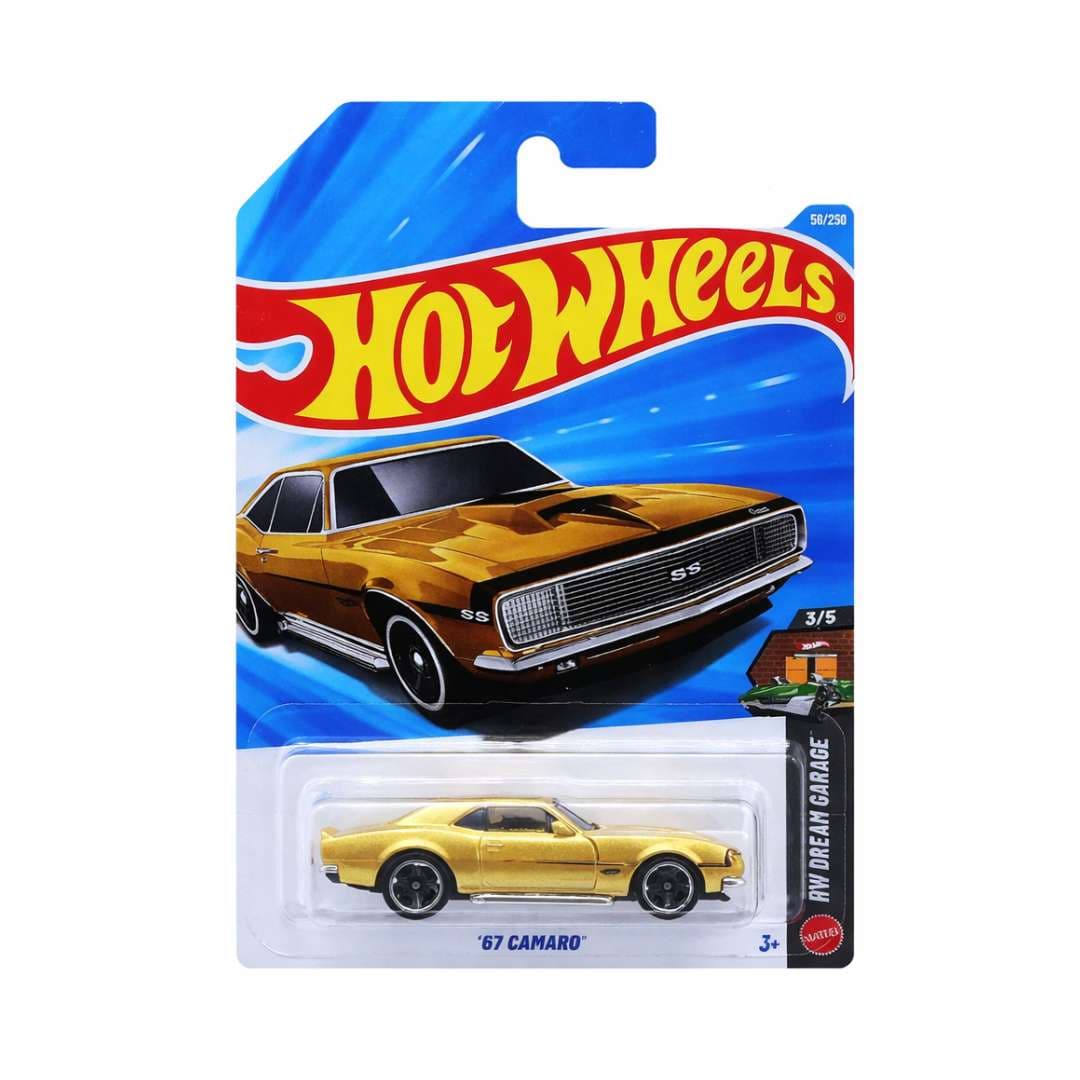 Hot Wheels ’67 Camaro Gold 1:64 Diecast Mainline 56/250 Imported 9CNCCK