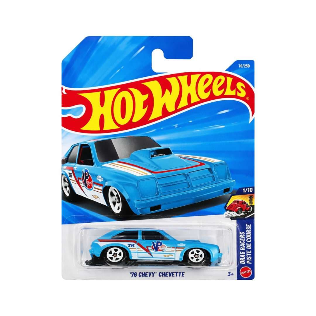 Hot Wheels 76 Chevy Chevette Blue 1:64 Diecast C Case Mainline 76/250 Imported