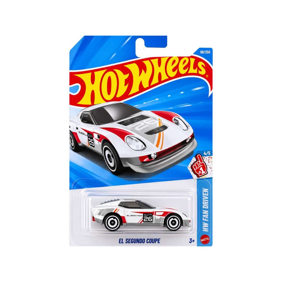 Hot Wheels El Segundo Coupe White (98/250) HW Screen Time 4/5 – D Case 2026 – 1:64 Scale
