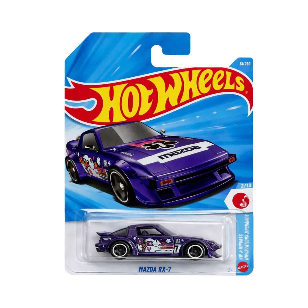 Hot Wheels Mazda RX-7 Purple 1:64 Diecast C Case Mainline 61/250 Imported