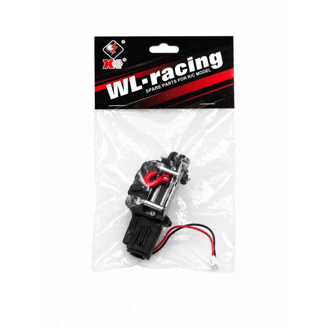 WLtoys 104003.2467 Winch Gearbox Set with Hook – Metal Winch Assembly for RC Crawler 104020 / 104010 / 104006 / 104026 | India