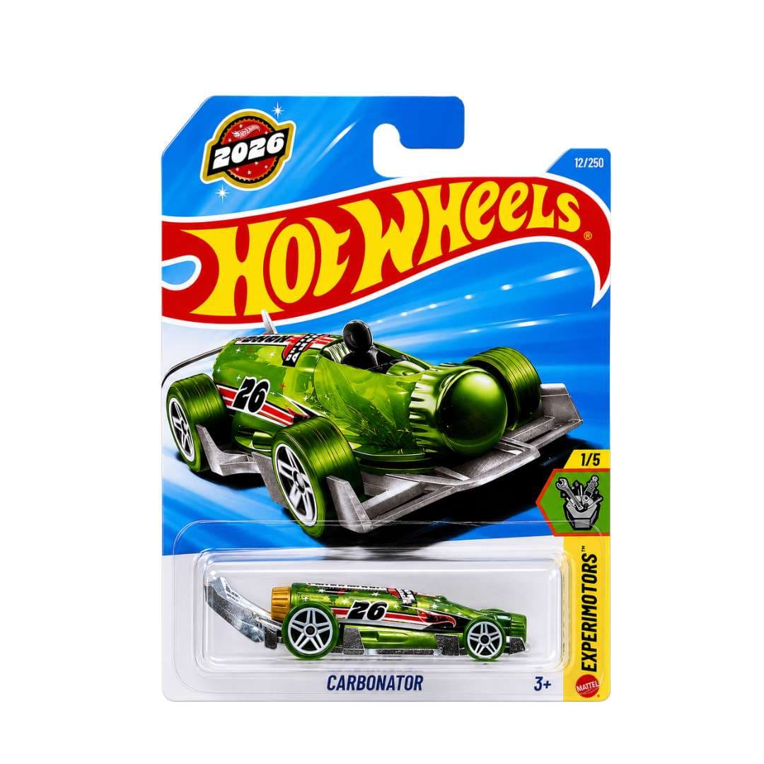 Hot Wheels Carbonator 2026 12/250 | Experimotors 1/5 | 1:64 Scale Die-Cast Car | India