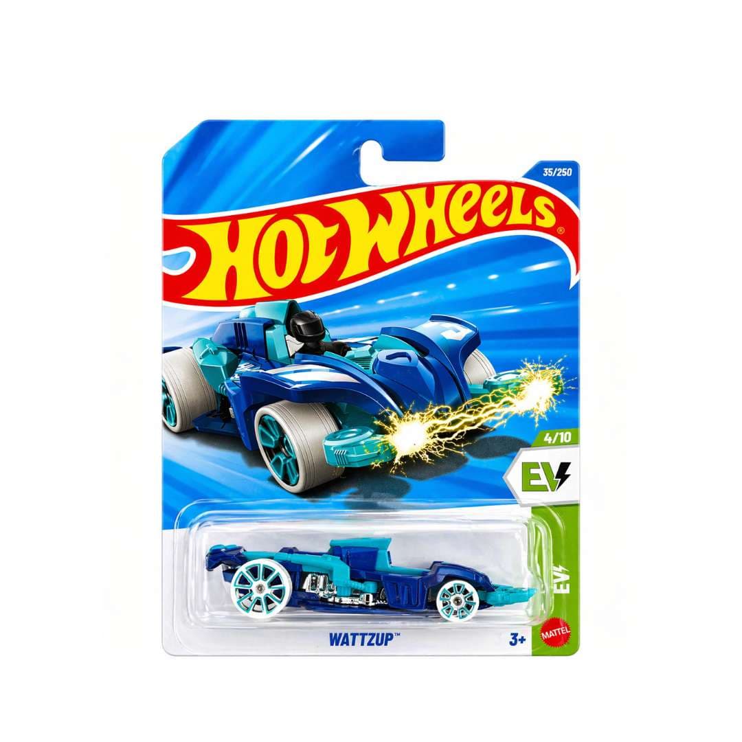 Hot Wheels Wattzup 2026 HW EV 1:64 Die-Cast Car 35/250