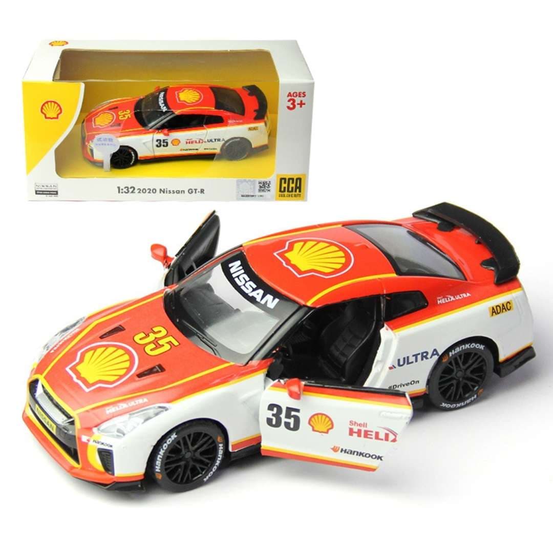 CCA 1:32 2020 Nissan GT-R Diecast Model – Shell Racing Edition | India