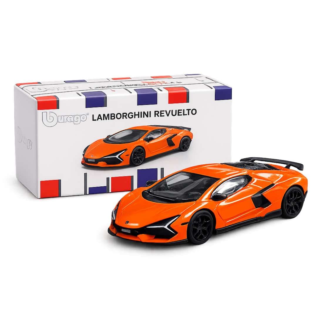 Bburago Lamborghini Revuelto 1:64 Diecast Model Car | Orange | India
