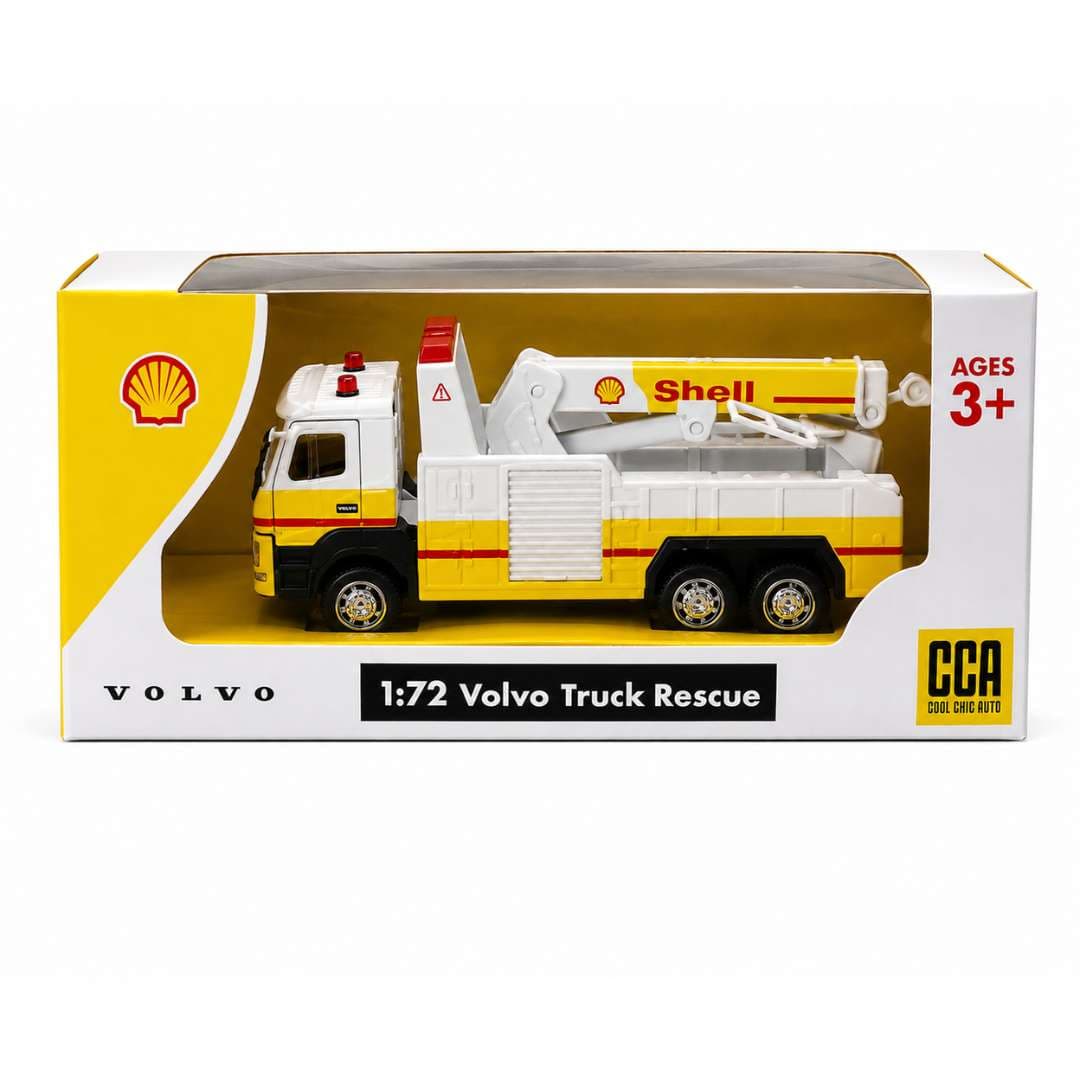 CCA 1:72 Volvo Rescue Truck Diecast Model – Shell Edition | India