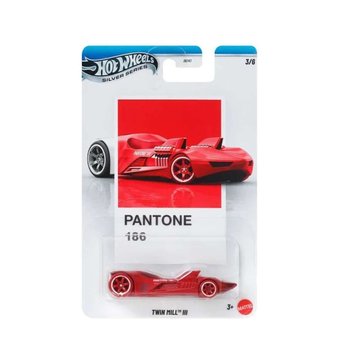 Hot Wheels Twin Mill III Pantone 186 Silver Series 3/6 | 1:64 Die-Cast Car | India
