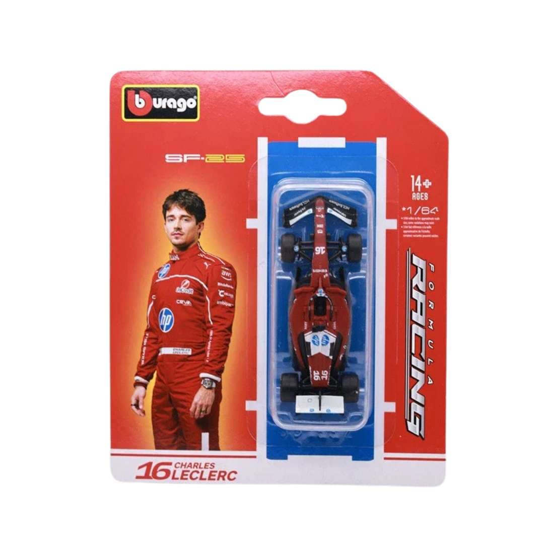 Bburago Ferrari SF-25 #16 Charles Leclerc 1:64 Diecast Model Car | F1 Ferrari | India
