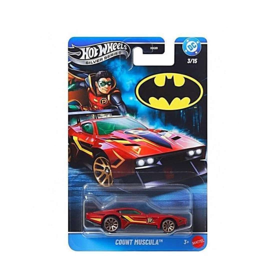 Hot Wheels Count Muscula DC Batman Silver Series 3/15 | 1:64 Die-Cast Car | India