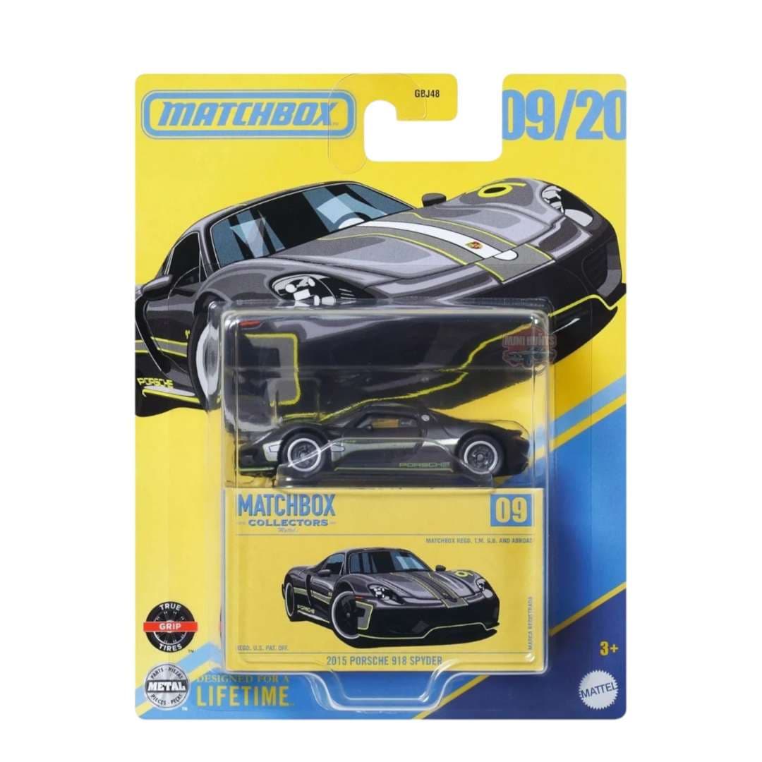 Matchbox Collectors 2015 Porsche 918 Spyder 1:64 Diecast Model Car | Black | India