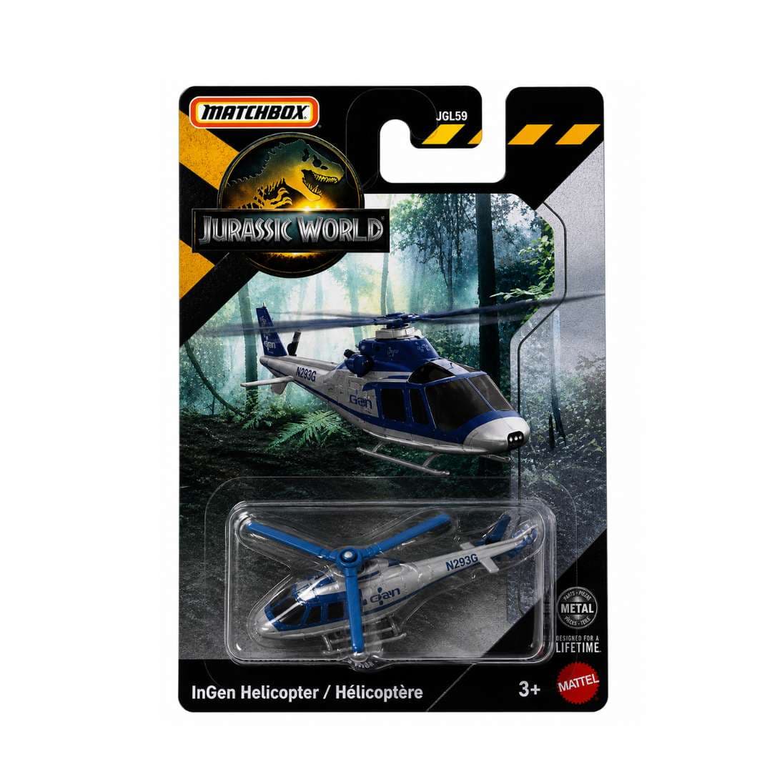 Matchbox Jurassic World InGen Helicopter | 1:64 Die-Cast Helicopter | India