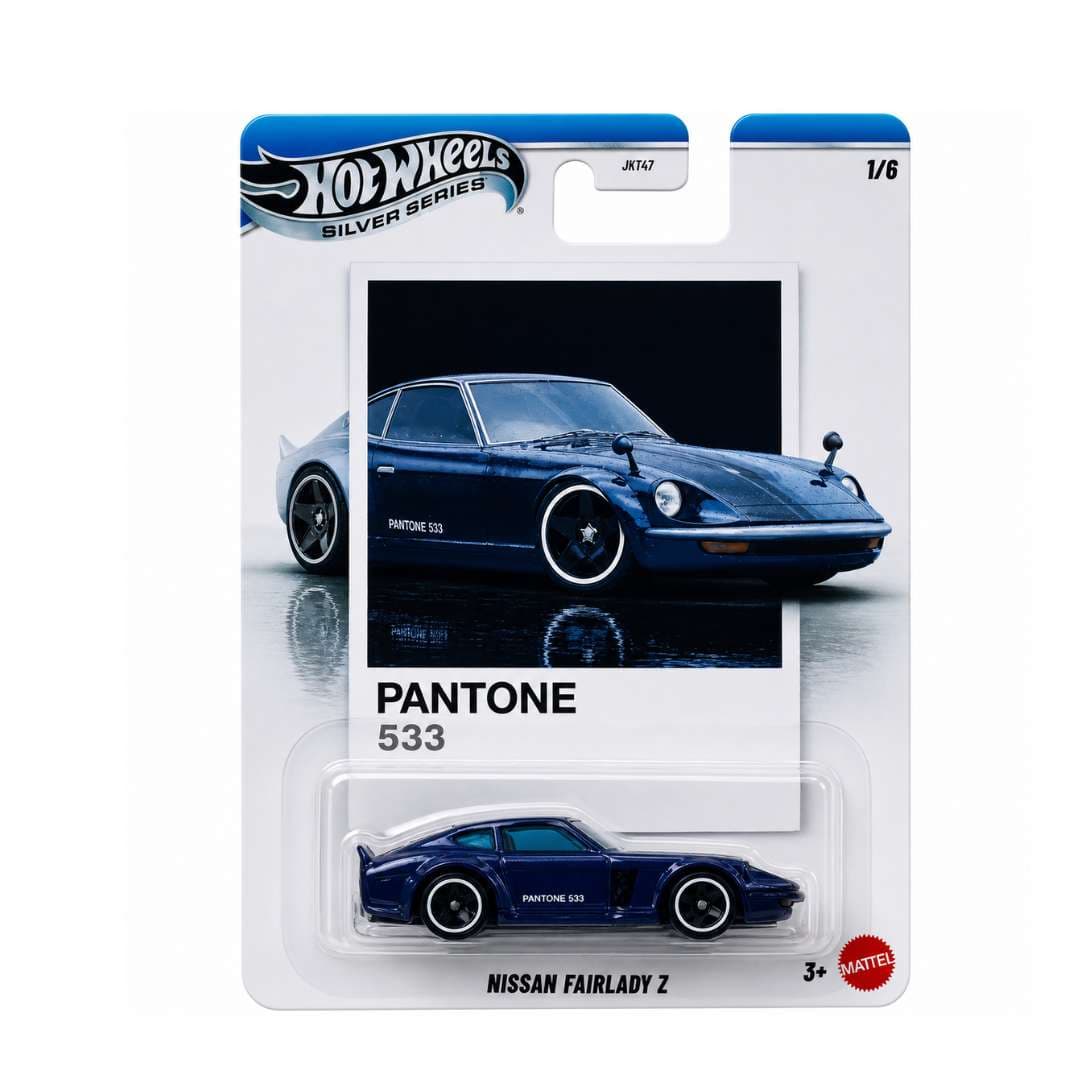 Hot Wheels Nissan Fairlady Z Pantone 533 Silver Series 1/6 | 1:64 Die-Cast Car | India