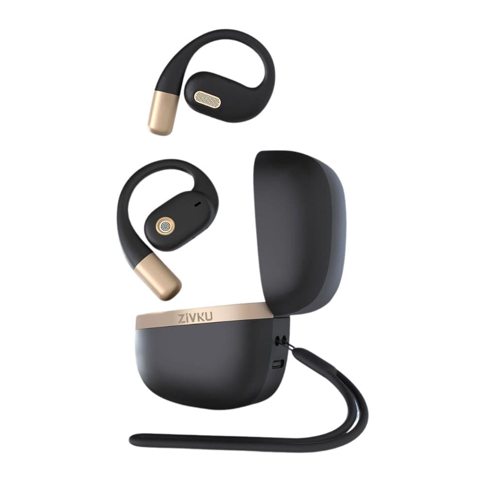 Zivku KL-05 Open-Ear Smart Bluetooth Earbuds with 5.4 Bluetooth and immersive 360° sound