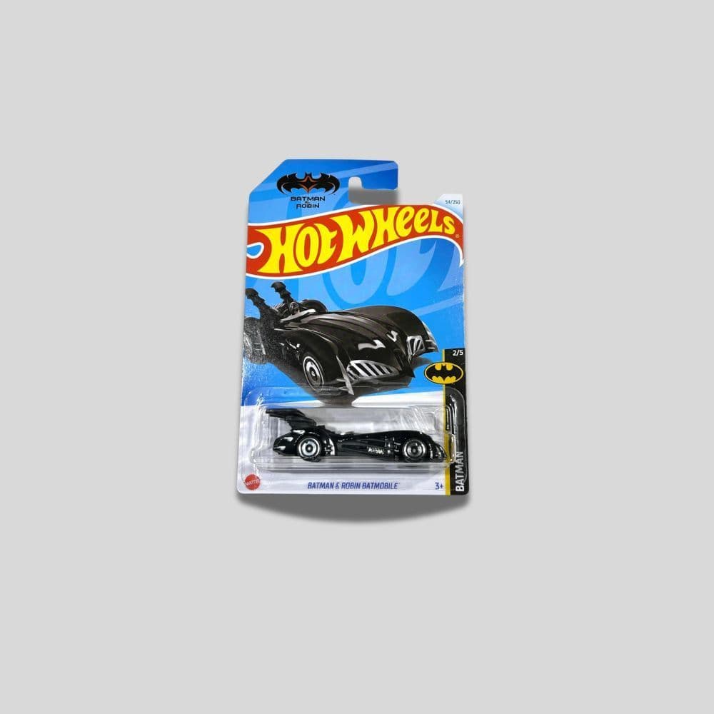 Hot Wheels 2024 Batman & Robin Batmobile (Black) – Batman Series 2/5 – 1:64 Scale Die-Cast