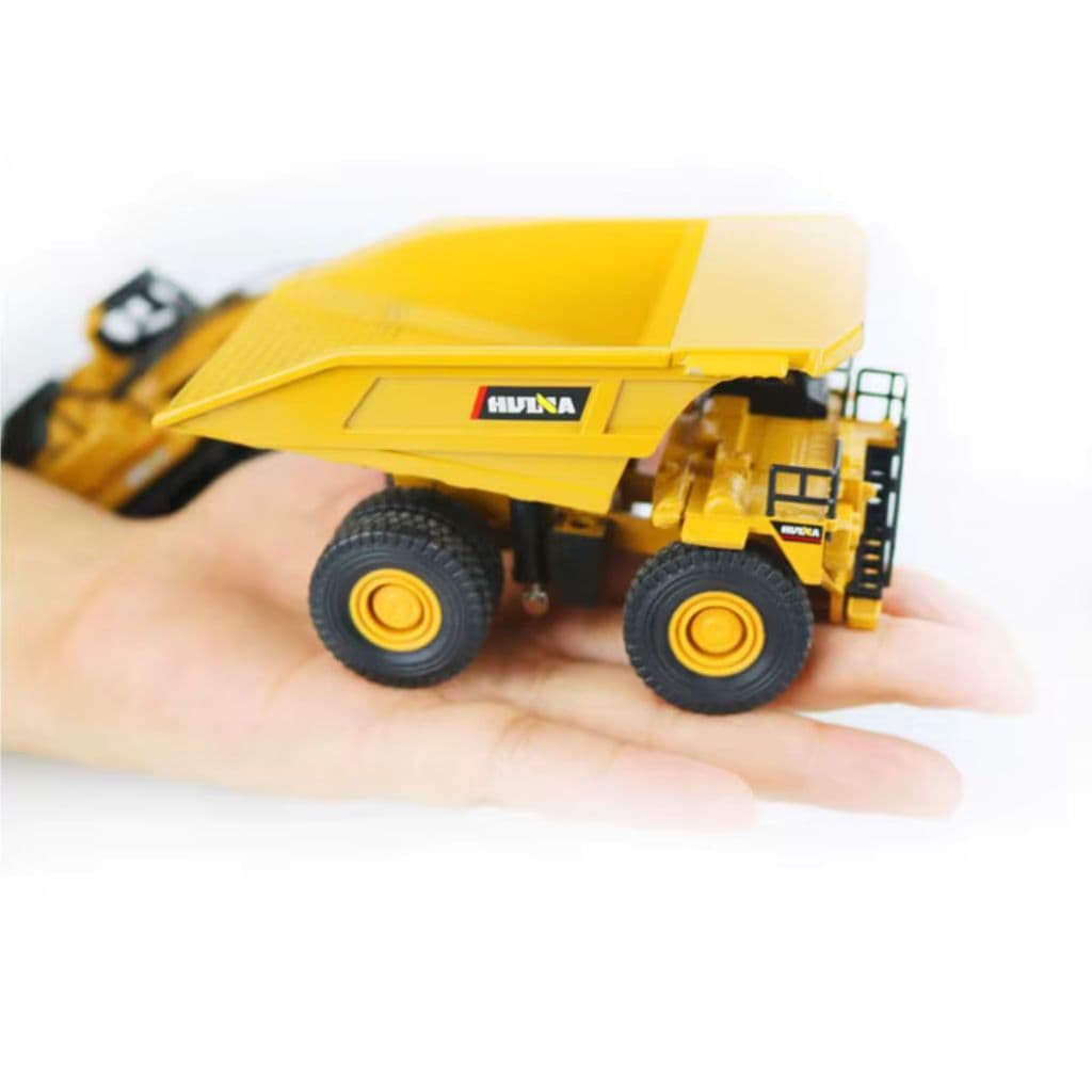 Huina 7812 1:60 Alloy Dump Truck Diecast Engineering Vehicle Model – Collectible Construction Toy Truck