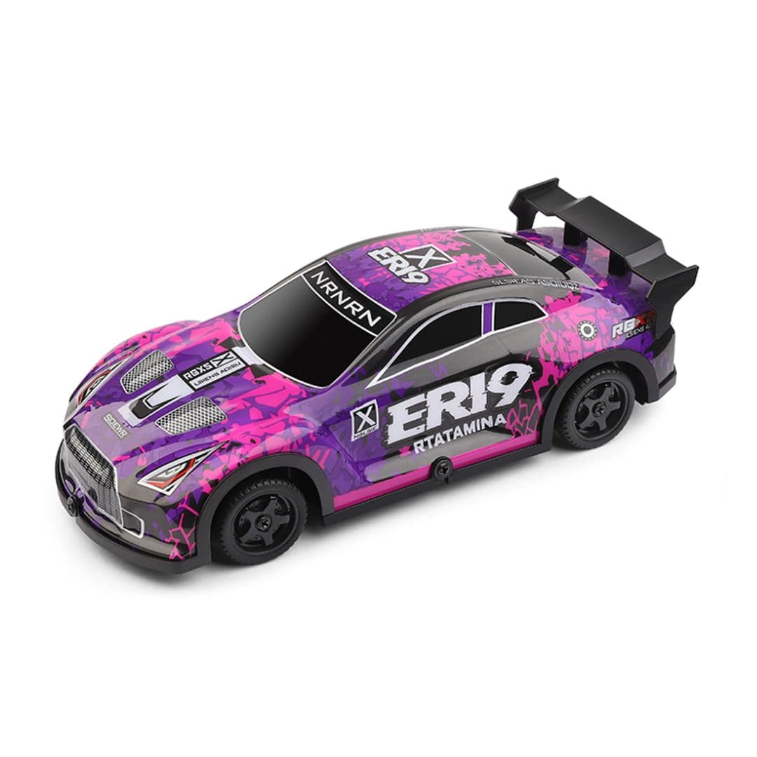WLtoys 22206 1/22 Scale RC Car – 4WD High-Speed Drift & Racing Car with LED Light Show (15km/h, Dual Tire Set)