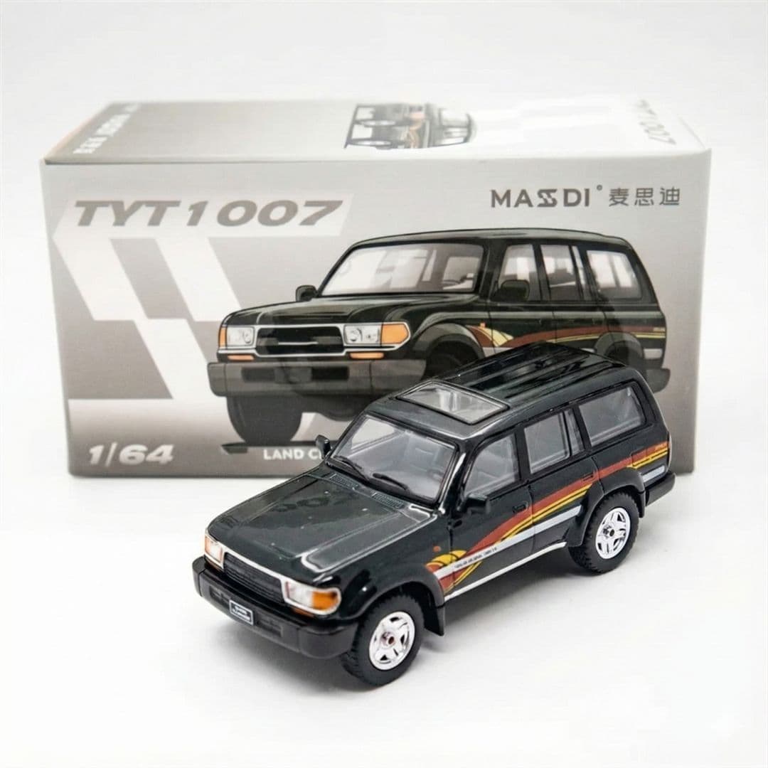 MASDI 1:64 Toyota Land Cruiser LC80 (1994) – Green Imported Model Car