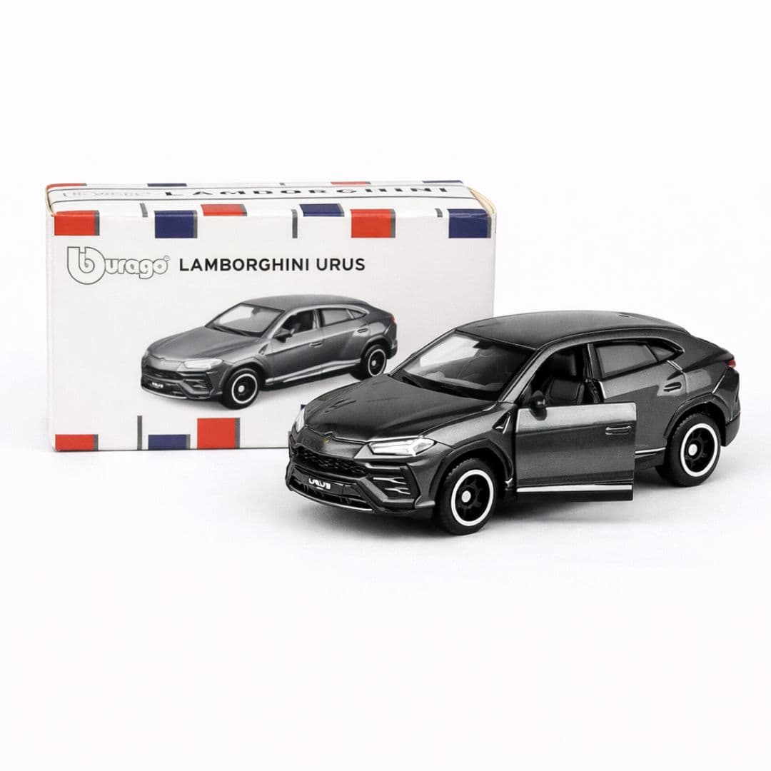 Bburago Lamborghini Urus – Grey | 1:64 Scale Official Die-Cast Model