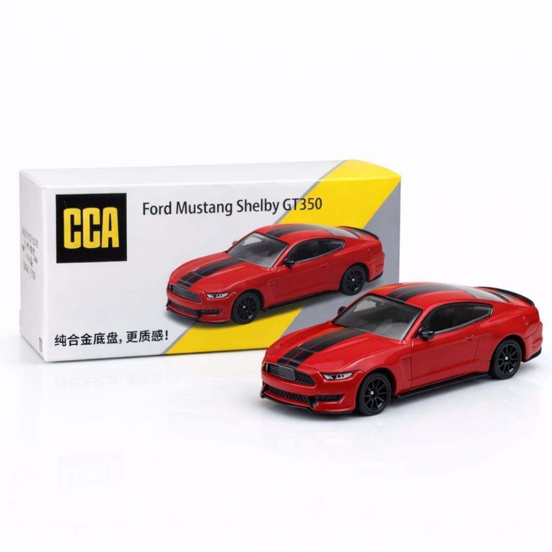 CCA Ford Mustang Shelby GT350 S11-02 – Red | 1:64 Scale Premium Die-Cast Sports Car (India)