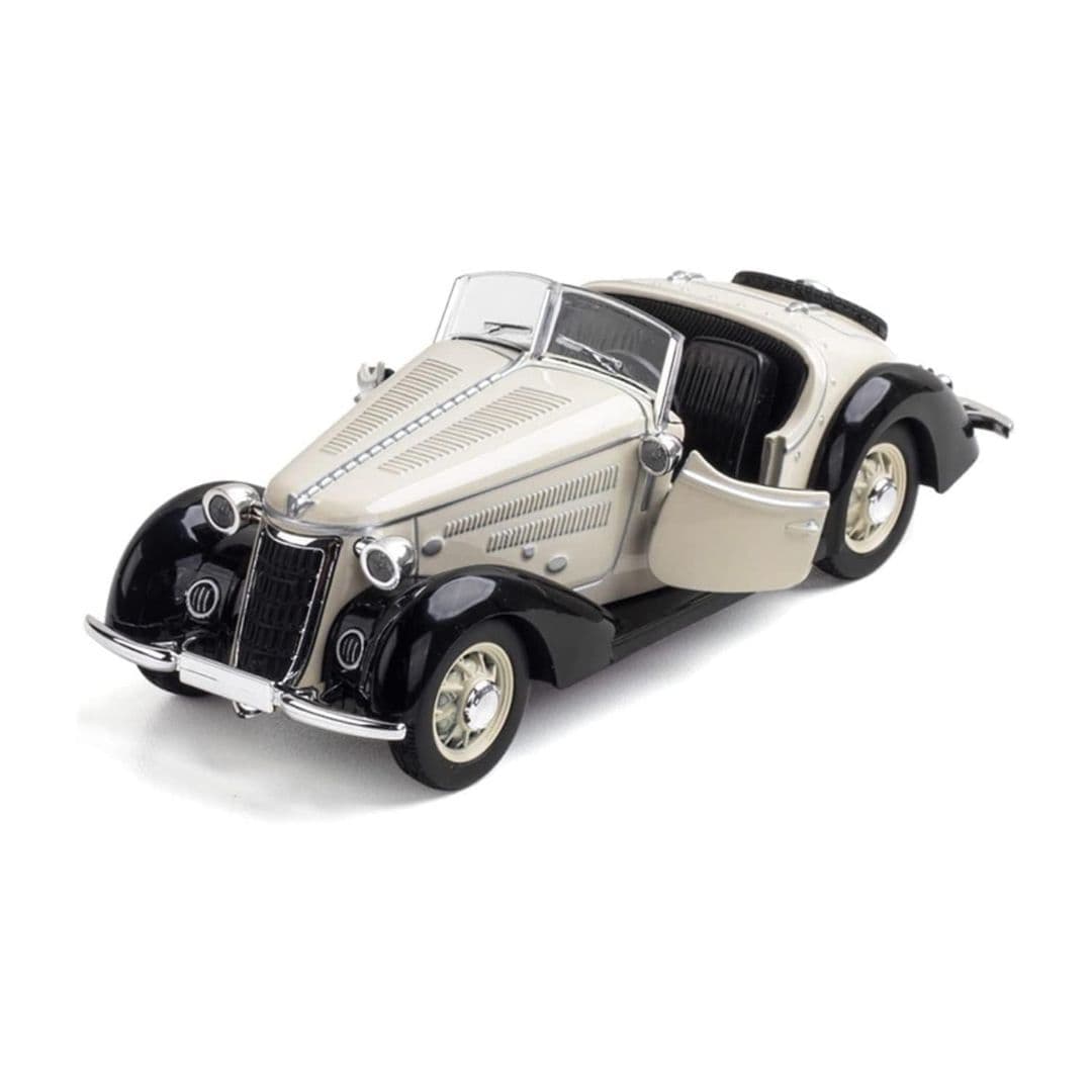 1:32 Audi Wanderer W25K Roadster Vintage Diecast Model Car – Pull Back Action, Metal Alloy Classic Collectible