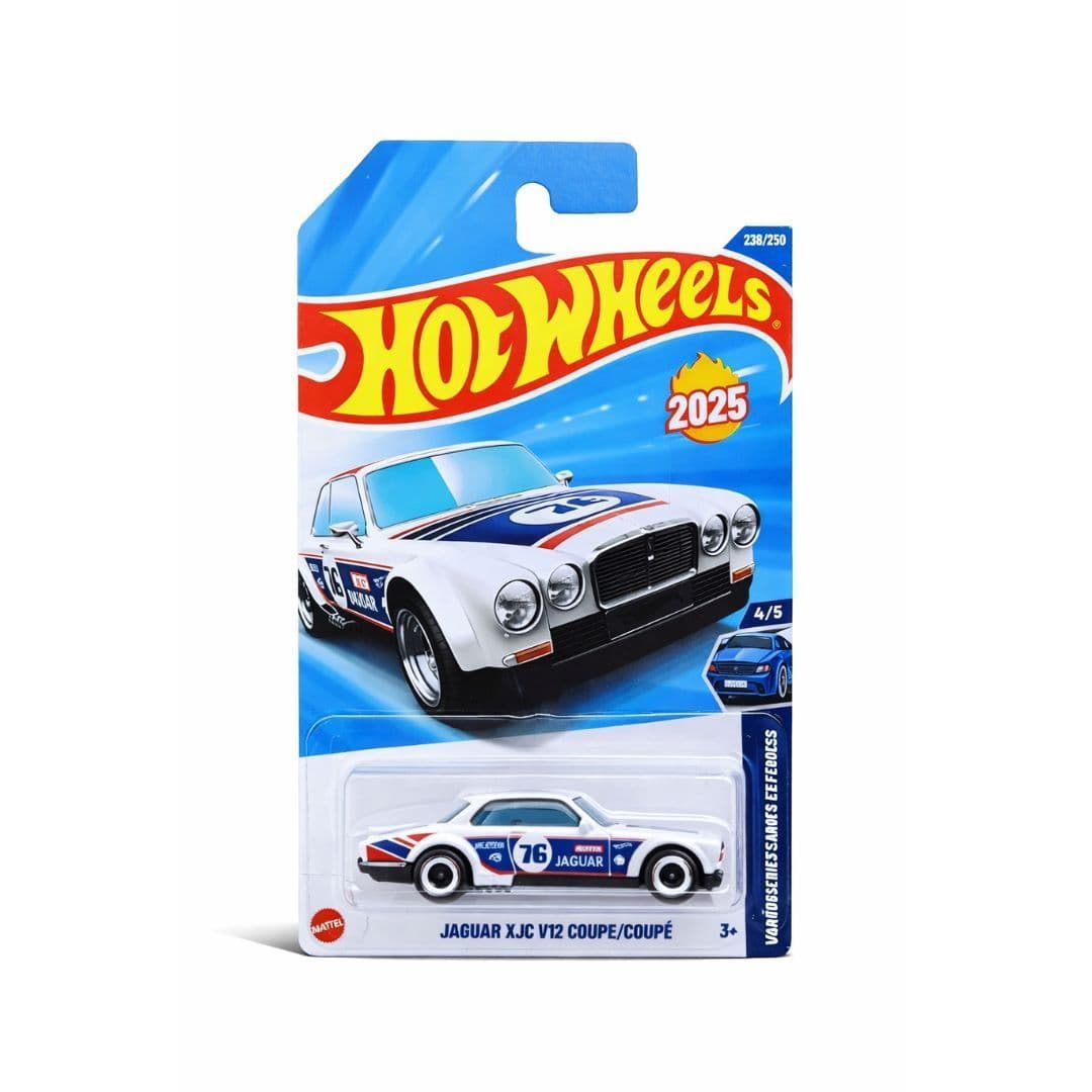 Hot Wheels 2025 Jaguar XJCV12 Coupe Wild Widebody – 1:64 Scale Diecast Car (Imported)
