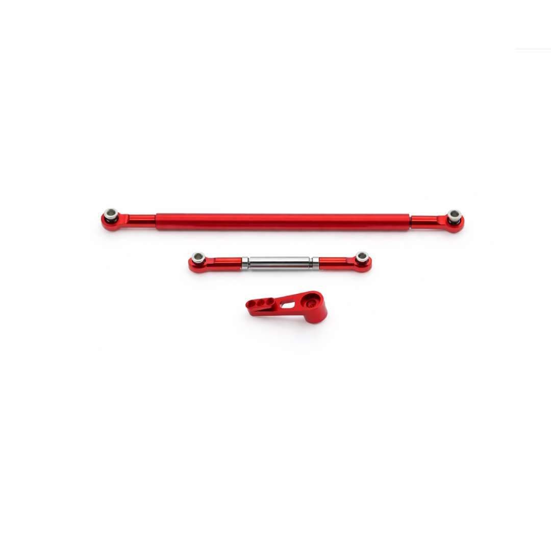 MN Model D2U-08 Aluminum Steering Tie Rods with Servo Horn for MN128 / MN86 RC Cars