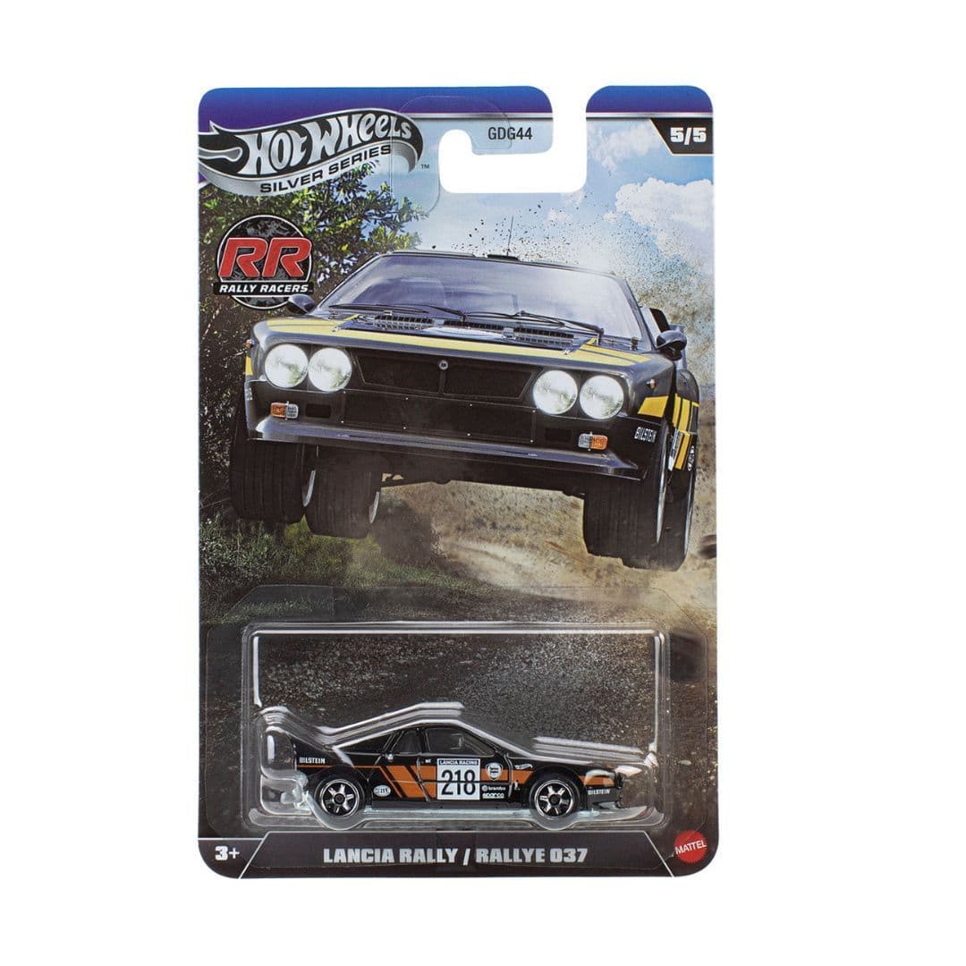 Hot Wheels 2026 Silver Series Rally Racers Lancia Rally 037 (Black) 5/5 – 1:64 Die-Cast Car