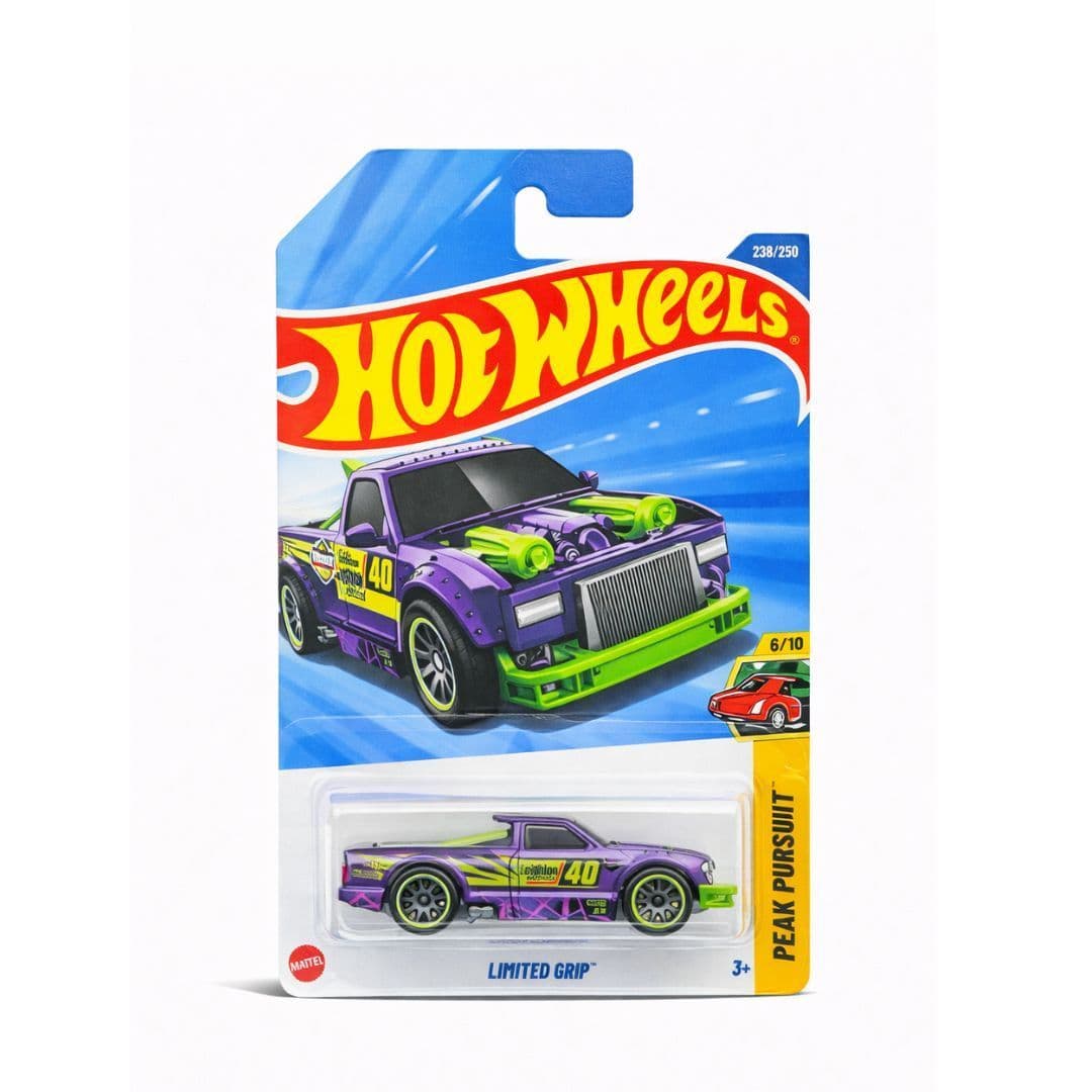 Hot Wheels Limited Grip – 1:64 Scale Die-Cast Racing Car (Imported)