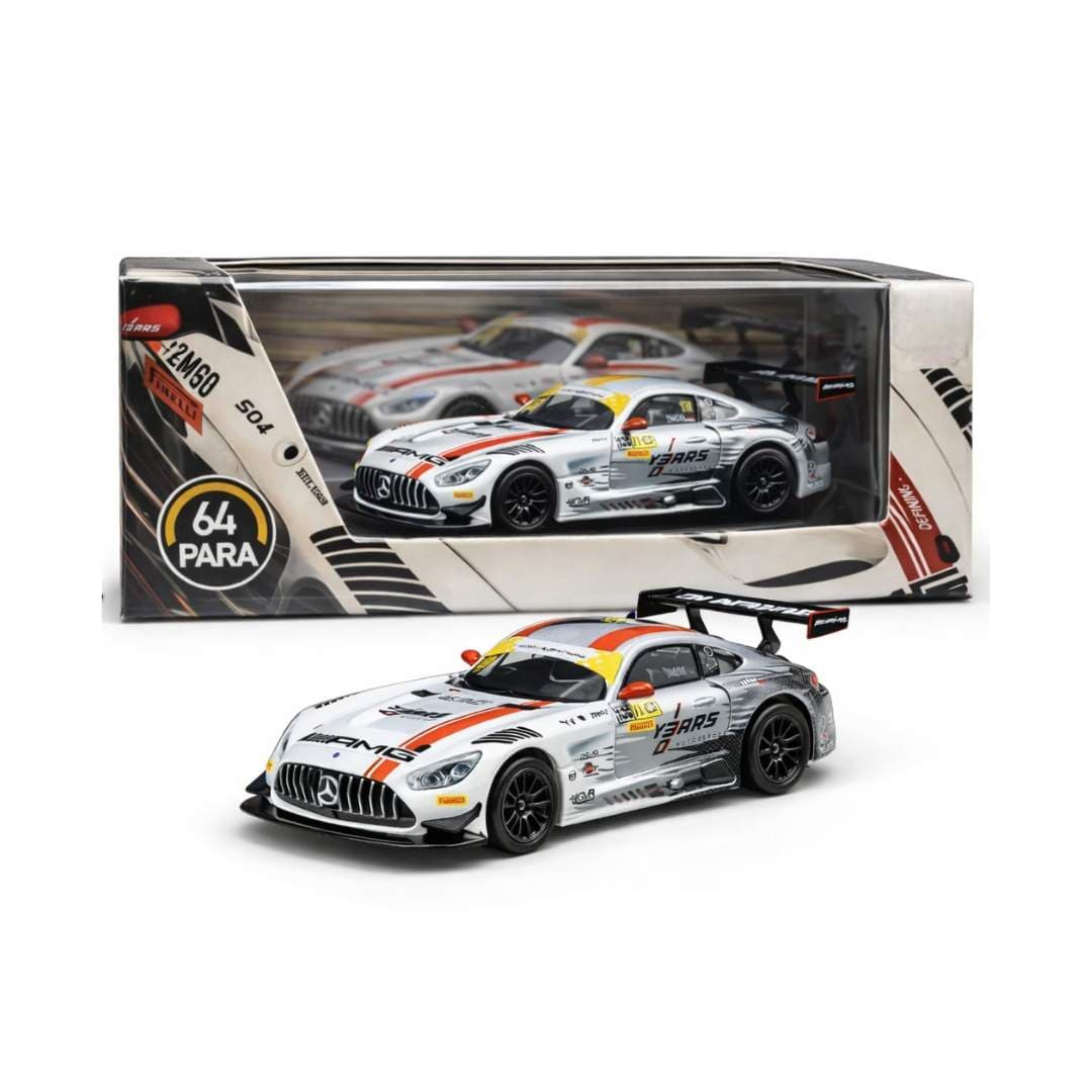 PARA64 2024 Mercedes-AMG GT3 Macau FIA GT World Cup #130 GruppeM Racing – 1:64 Die-Cast Model (Limited Edition Collectible)