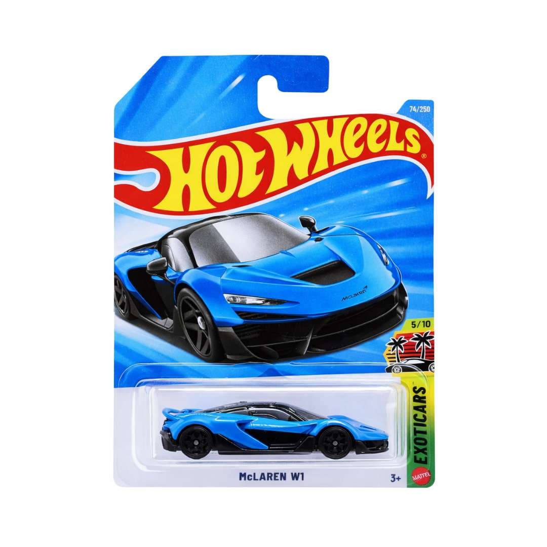 Hot Wheels McLaren W1 Blue 1:64 Diecast C Case Mainline 74/250 Imported