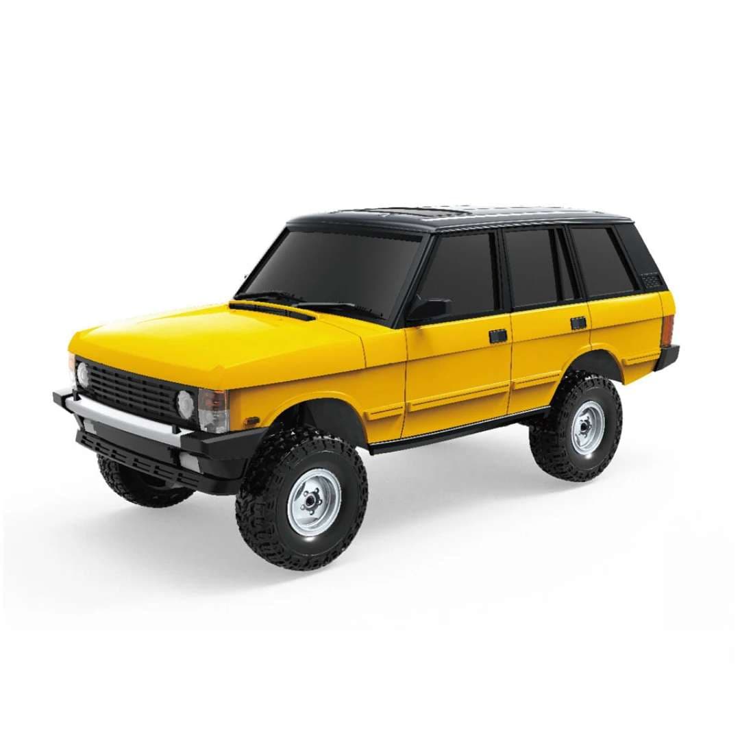 LDRC LD18401 1:18 4WD RC Rock Crawler – Range Rover Classic Style Off-Road Climbing Car (Yellow) | India