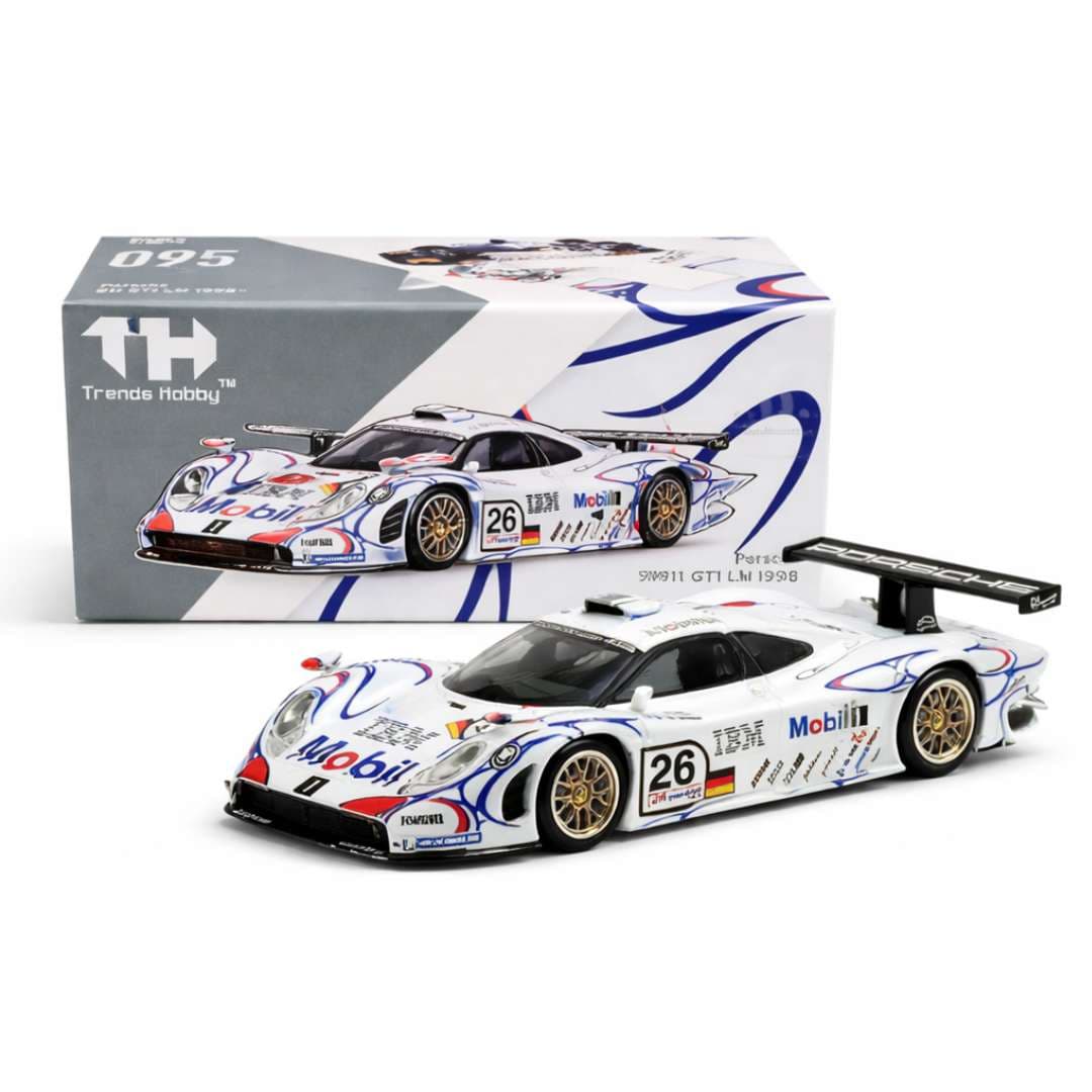 Trends Hobby Porsche 911 GT1 1998 No.26 1:64 Die-Cast Model Car Imported Collectible