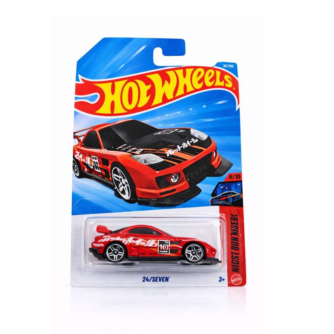 Hot Wheels 24/Seven Red 2026 1:64 Die-Cast Car 38/250 Night Shifter Series 9CNCCK