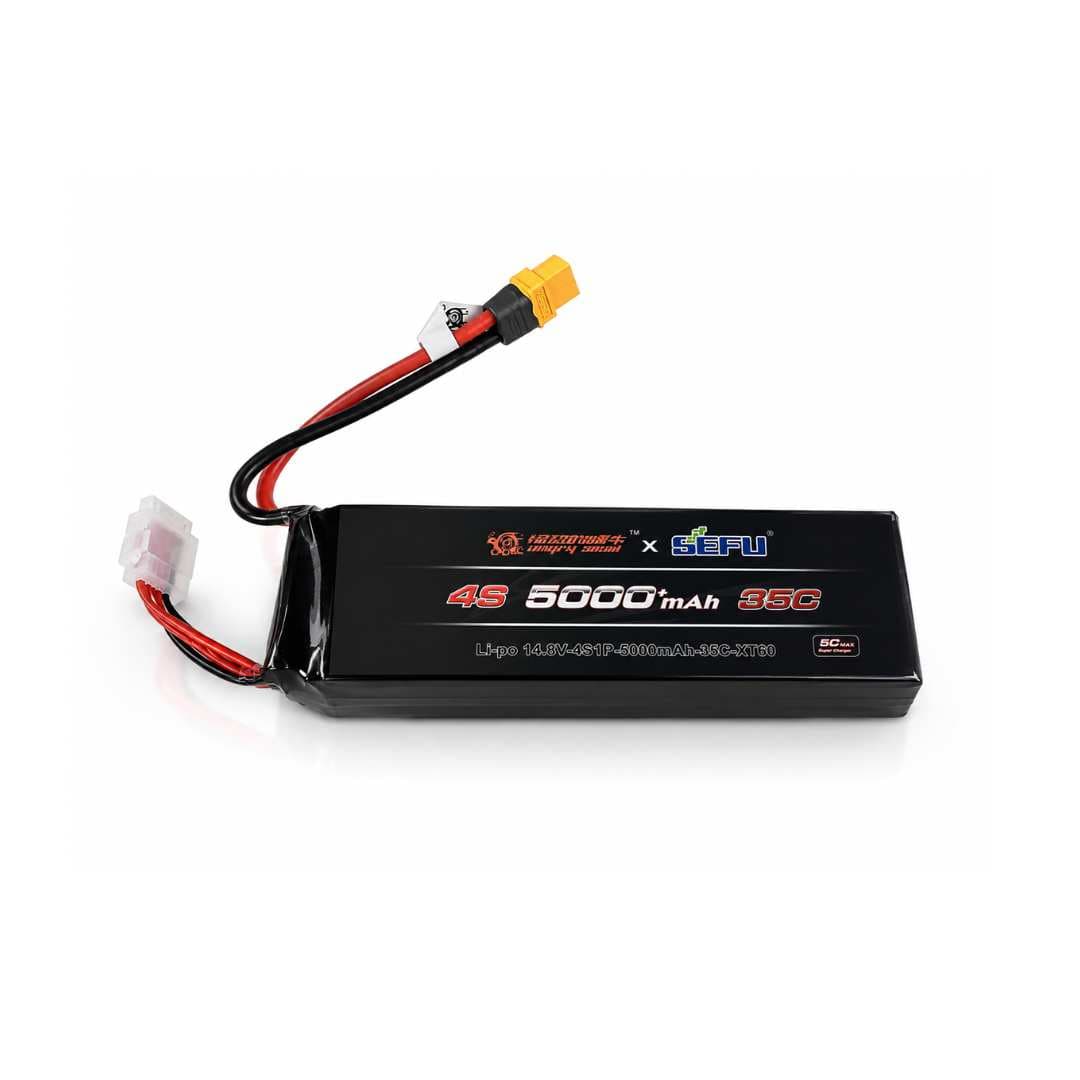 4S 5000mAh Snail LiPo Battery with XT60 Connector for RC Cars, Crawlers, Boats & Trucks | India