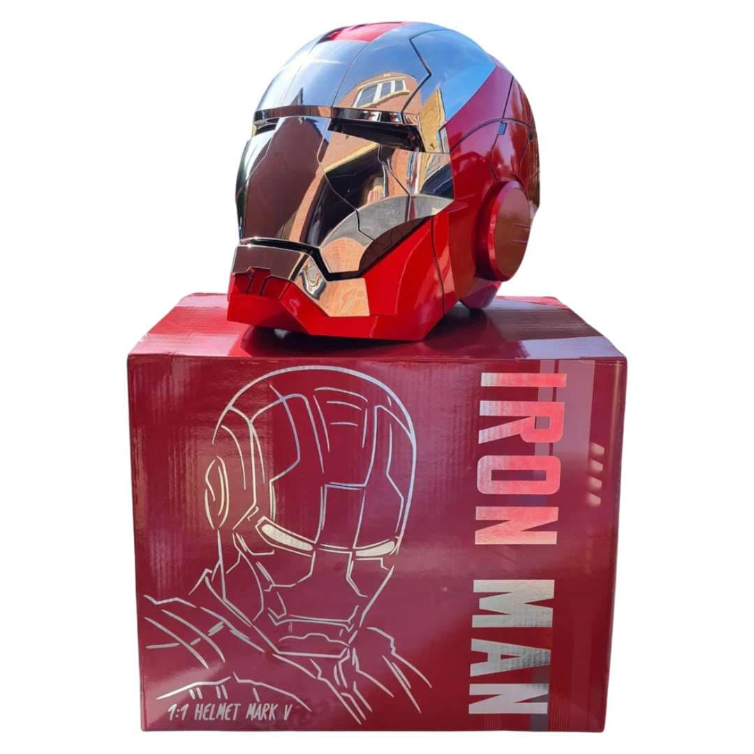 Autoking Iron Man Mark 5 1:1 Scale Wearable Motorized Helmet with Voice Control & Remote