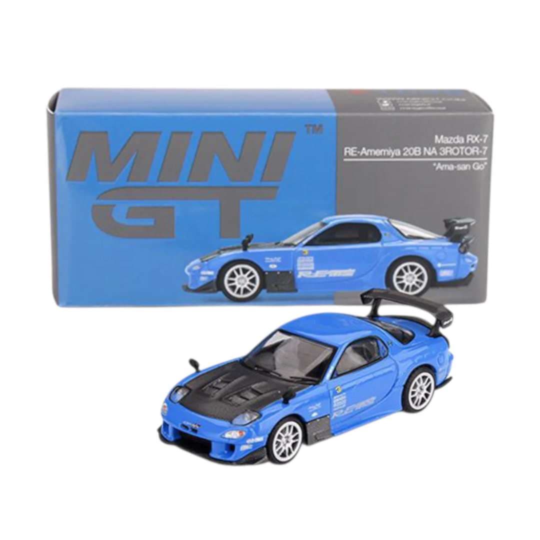 Mini GT Mazda RX-7 RE-Amemiya 20B NA 3ROTOR-7 “Ama-san Go” 1:64 Diecast Model Car | India