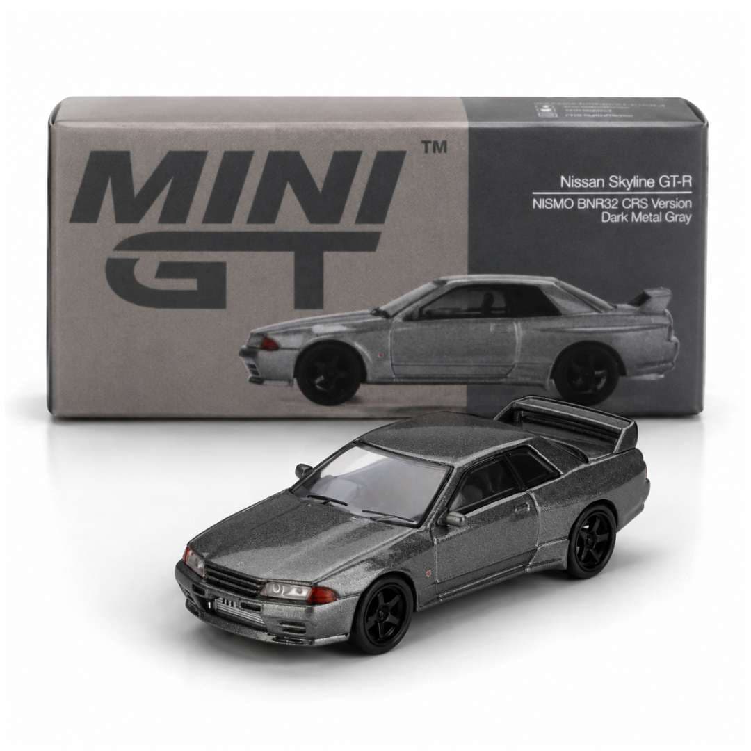 Mini GT Nissan Skyline GT-R NISMO BNR32 CRS Version Dark Metal Gray 1:64 Diecast Model | India