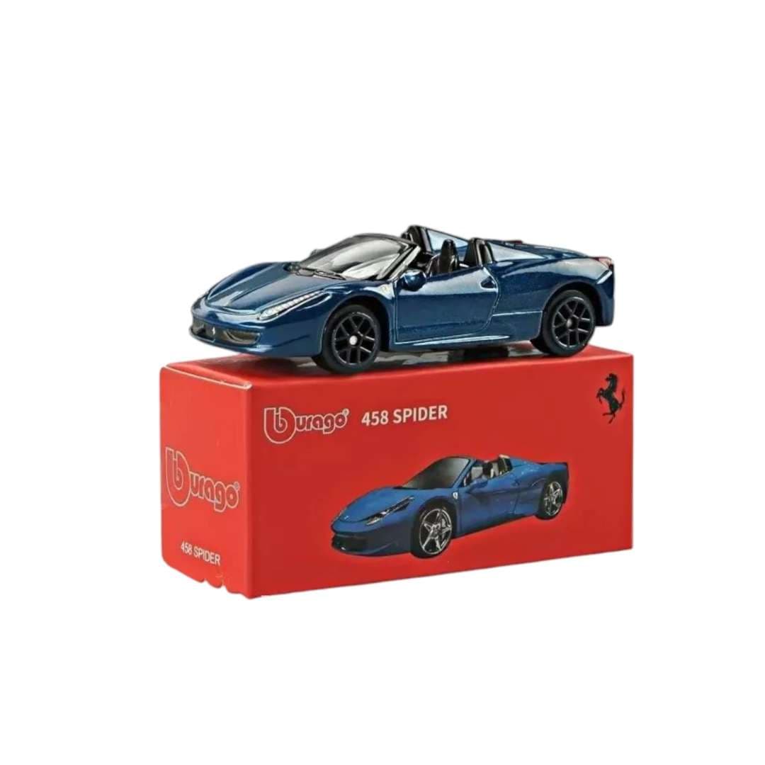 Bburago Ferrari 458 Spider 1:64 Diecast Model Car | Convertible Ferrari | India