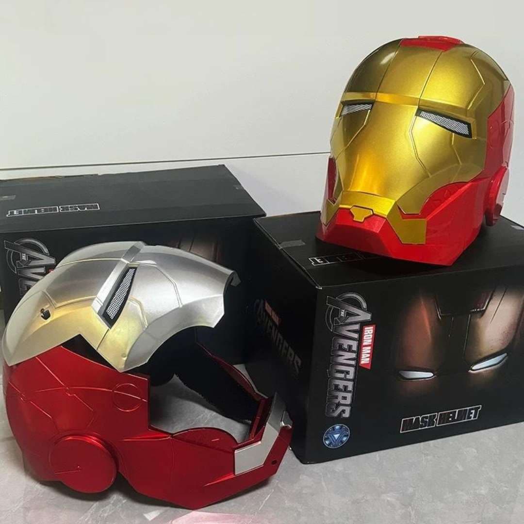 Iron Man Mark V 1:1 Light & Deformed Helmet Mask | Wearable Marvel Collectible Helmet | India